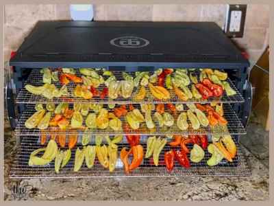 Dehydrating The Peppers