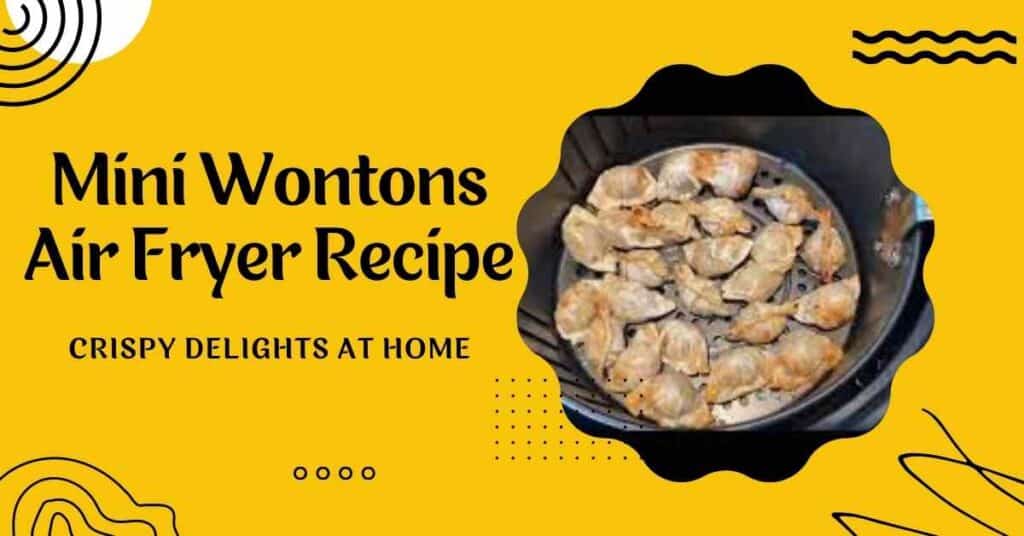 Mini Wontons Air Fryer